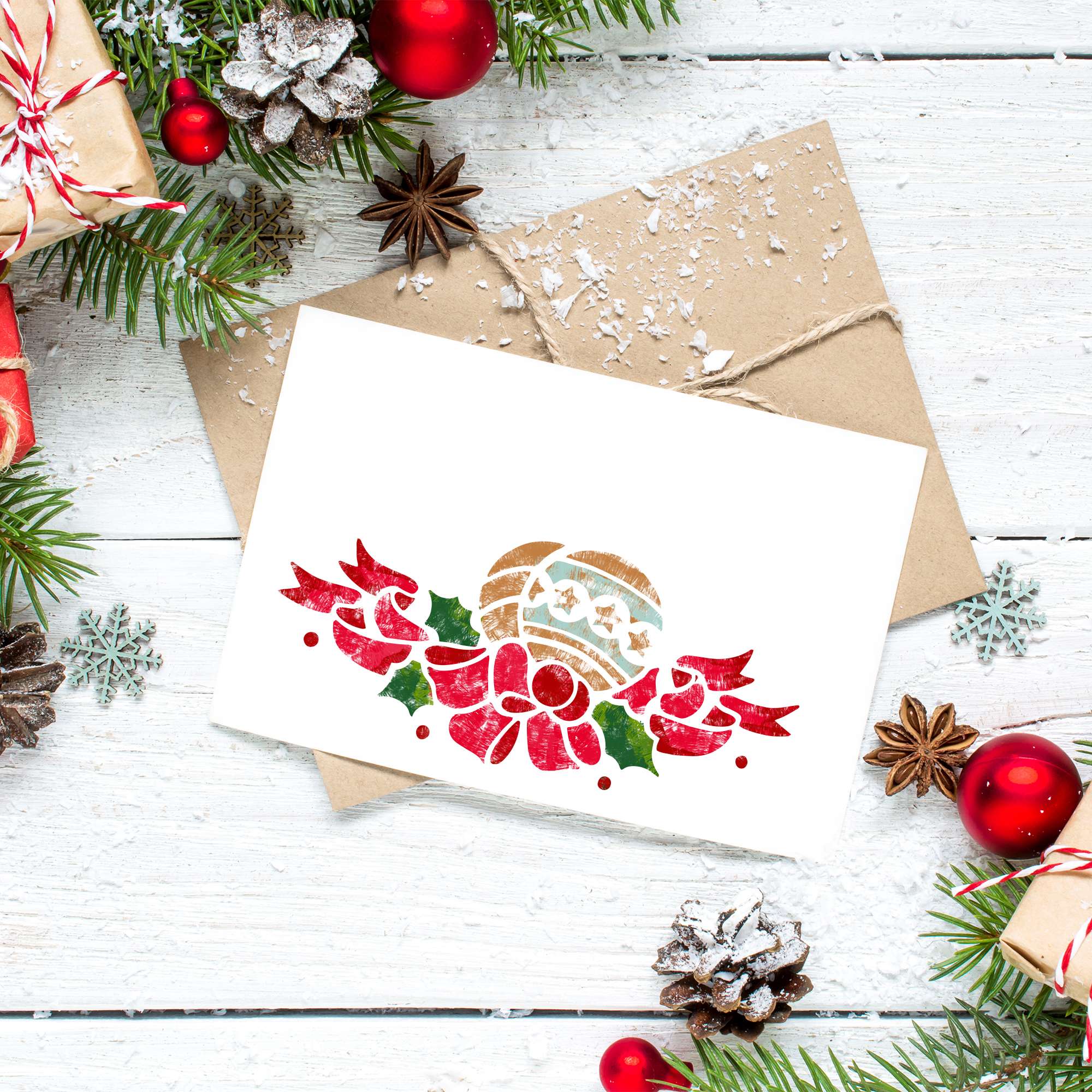 5 pcs Reusable Plastic Window Christmas Stencils for Artificial Snow #2 5 pcs Reusable Plastic Window Christmas Stencils for Artificial Snow #2