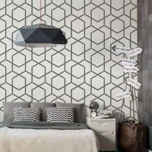 Reusable Allover Plastic Stencil // LINES