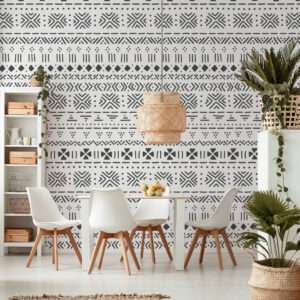 Reusable Allover Plastic Stencil // MALI MUDCLOTH