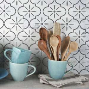 Reusable Plastic Tile Stencil // LUCCA