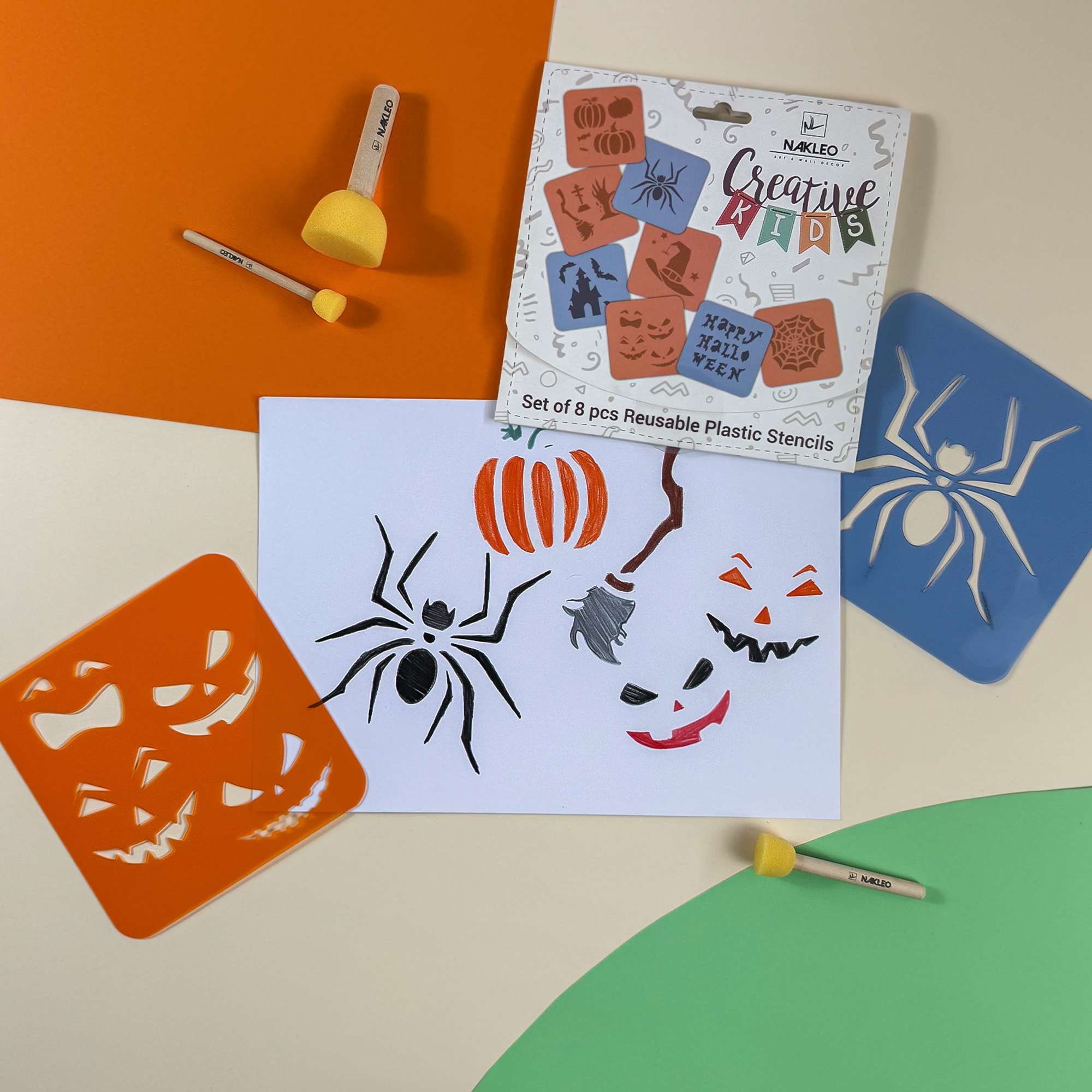 Teken sjabloon voor kinderen (8 stuks) // HALLOWEEN Teken sjabloon voor kinderen (8 stuks) // HALLOWEEN
