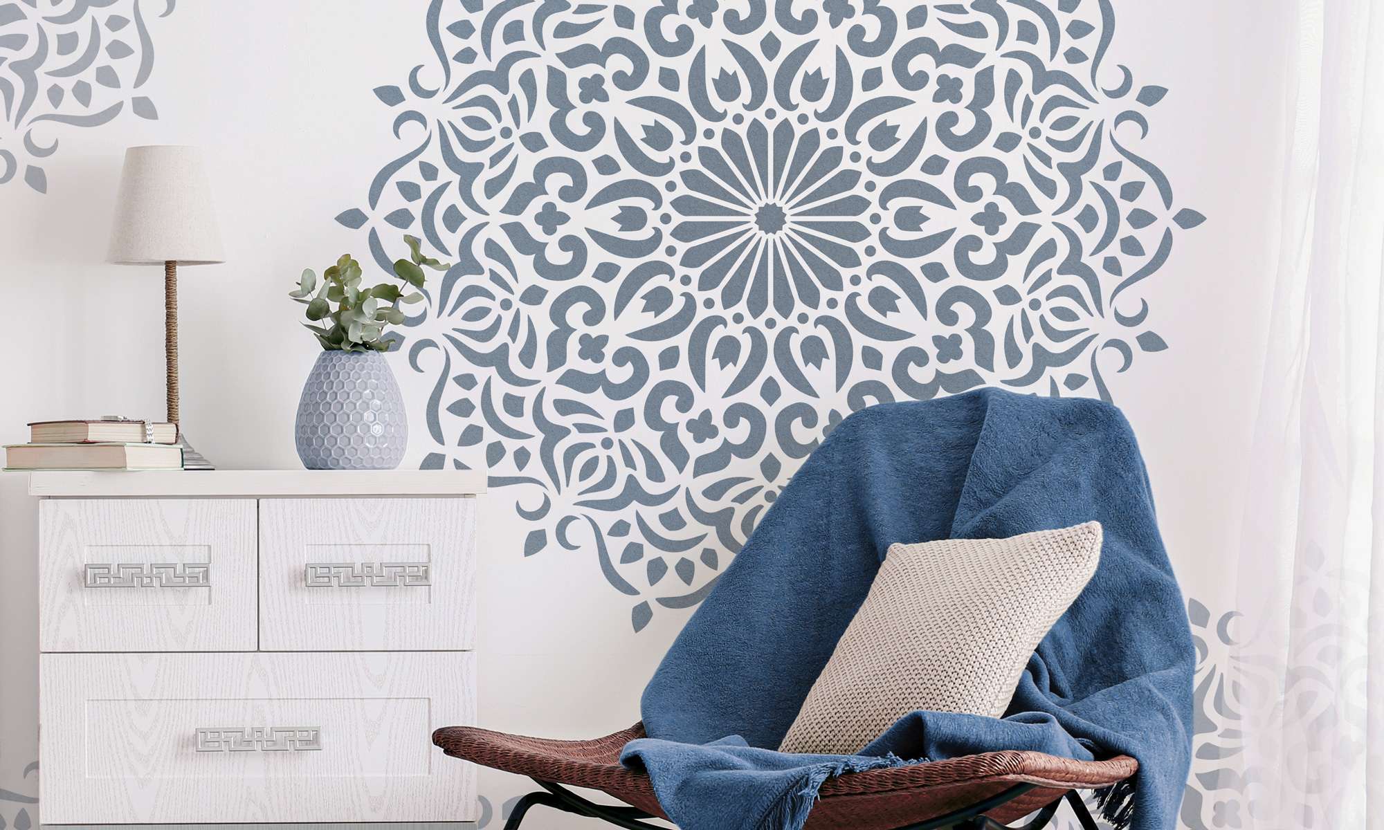 Mandala motif in interiors