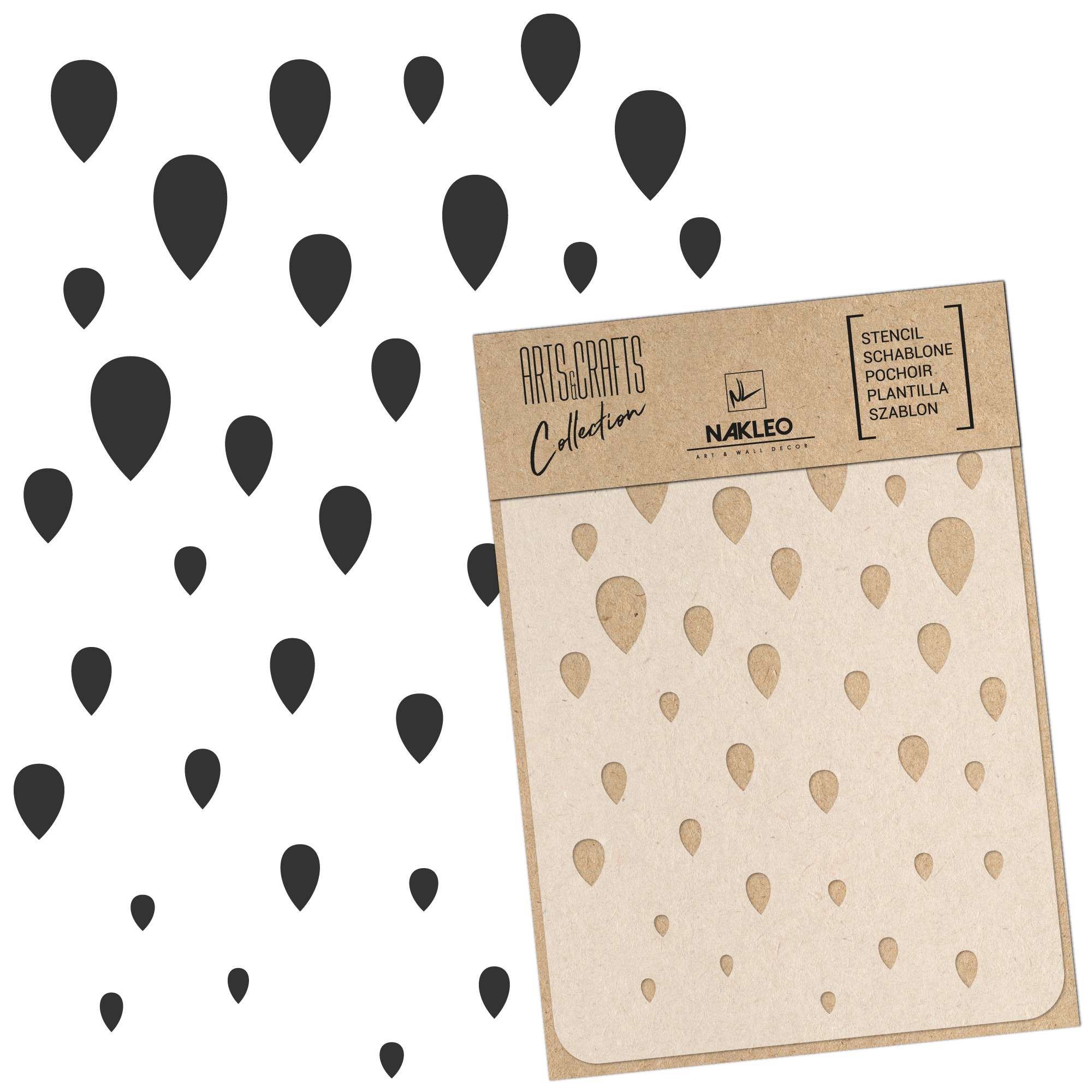 Herbruikbare Sjabloon - Craft - Scrapbooking // REGENDRUPPELS Herbruikbare Sjabloon - Craft - Scrapbooking // REGENDRUPPELS