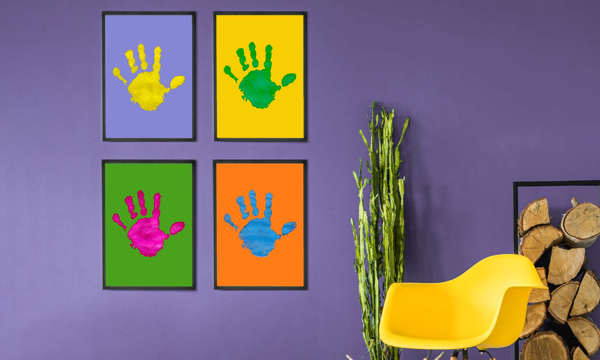 Sjablonen in Pop-Art stijl