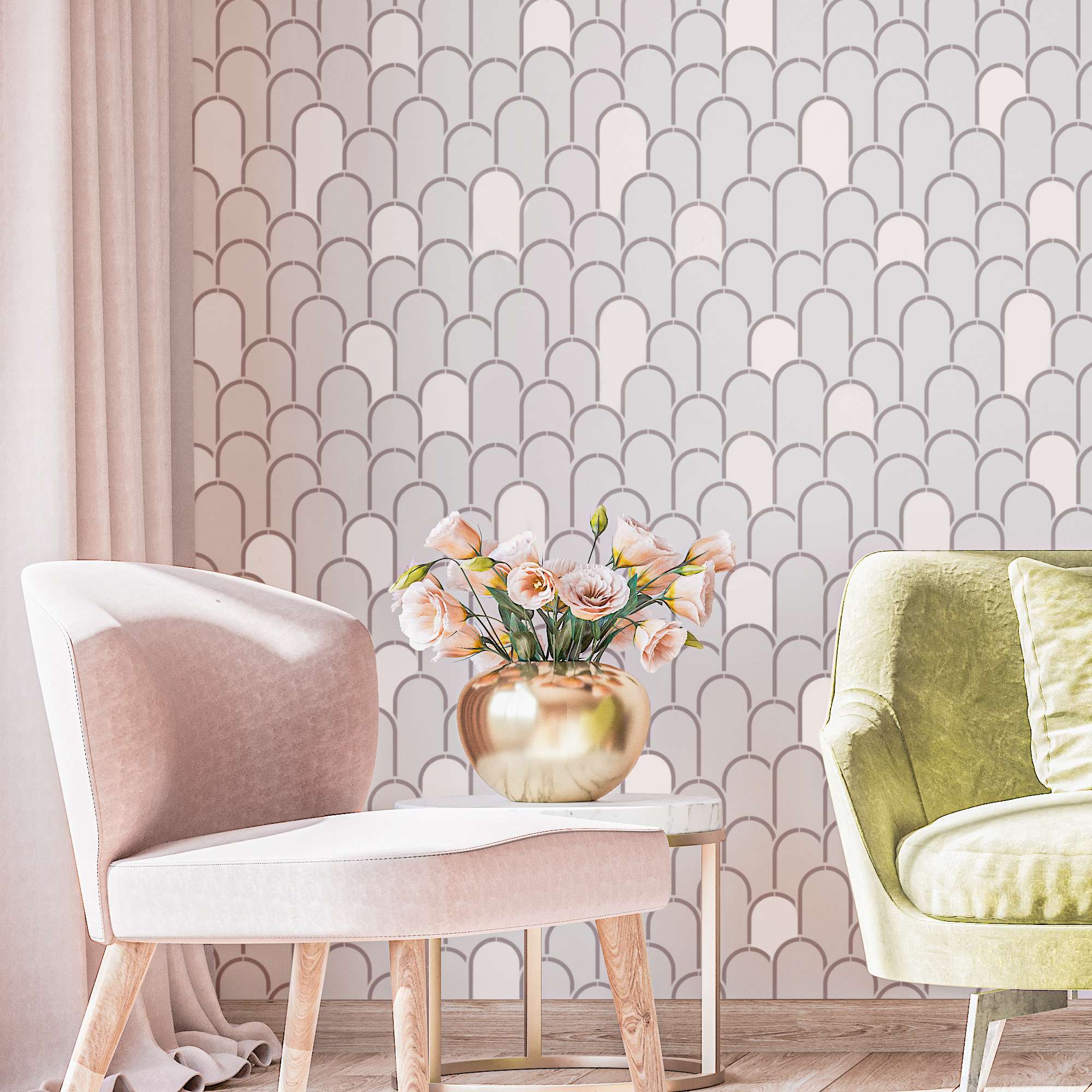 Kleine ruimte, groots effect: zo kies je de juiste patroongrootte en indeling voor je muur Kleine ruimte, groots effect: zo kies je de juiste patroongrootte en indeling voor je muur